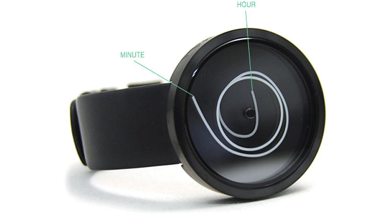 Illustration for article titled The Random Scribbles on This Watch Face Actually Do Tell the Time